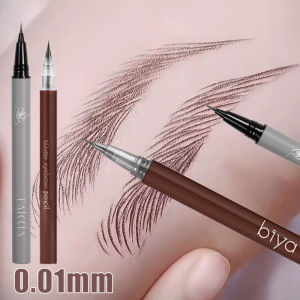 Bút Kẻ Lông Mày Siêu Mịn 0.01Mm Bút Kẻ Lông Mày Dạng Lỏng Không Thấm Nước Mỹ Phẩm Trang Điểm Mắt Chuyên Nghiệp