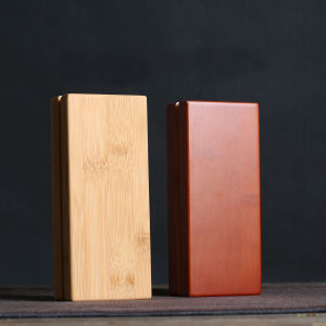 New High-End Bamboo Souvenirs 3 Bubble Pack Tea Package Box Empty Gift Box Black Tea Rock Tea Gift Box Tea Box