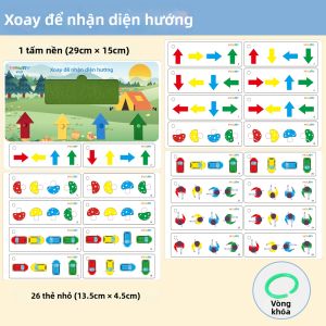MOURY | Đồ Chơi Giáo Dục Nhận Diện Hướng và Sắp Xếp Màu