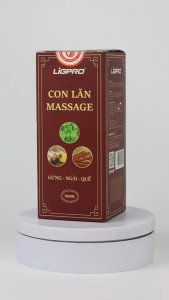 Con lăn Massage LIGPRO Gừng Ngải Quế Giảm đau mỏi vai gáy Thư giãn cơ bắp và hỗ trợ hồi phục