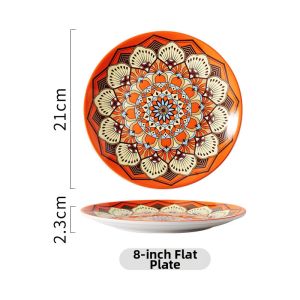 Bohemian Style Creative Ceramic Plate