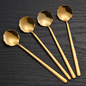 Creative Diamond Shaped Spoon Afternoon Tea Dessert Spoon Cake Coffee Stirring Spoon Mug Ice Spoon Swallows Nest Spoon