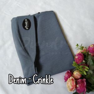 DIANDRA HIJAB Kerudung Instan Bahan  Crinkle Khimar pet Crinkle Size XL Kerudung  Dewasa