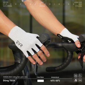 evr | Găng Tay Đạp Xe Chống Sốc Thoáng Khí Không Trượt