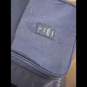 2-in-1 Travel Shoe Organizer Bag Polyester Hanging Luggage Packing Cubes Multi-Color Machine Washable Space-Saving Suitcase Storage Pouch