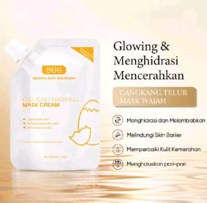 EGG Masker Wajah Cangkang Telur & Gold Retinol Original BPOM