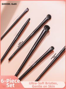 Goodgudi | Soft Fiber Blending Small Eye Makeup Brushes 6 Piece Set