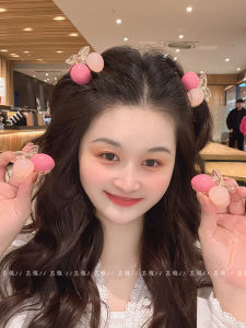 Adorable Cherry Pink Hair Claw Clip for Girls Cute Fresh out Fashion Hair Accessories Sweet Style Freshness New Headwear