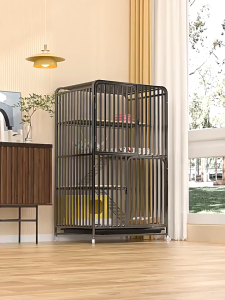 Cat Cage Upgraded Six-sided Square Tube Sangkar Kucing Sangkar Kucing 2/3/4 Tingkat Cat House 猫笼