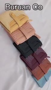 MINI WALLET ZENNIE LEATHER CROCO / DOMPET MINI WANITA ZENNIE LEATHER CROCO / KUALITAS PREMIUM IMPORT