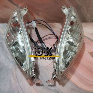 SEIN MIO SPORTY MODEL MIO MX THAILAND 2 MATA - LAMPU SEN DEPAN MIO SPORTY MODEL MIO MX THAILAND / REFLEKTOR SEIN MIO SPORTY KOMPLIT 1 SET KANAN DAN KIRI MIO MX AUDIT SEPASANG SET KANAN KIRI UNIVERSAL MX MIO SPORTY sen mio sporty mx custom smoke orange