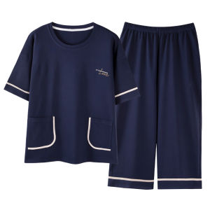 Plus Size Summer Pajamas Cotton Set