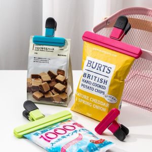 Large Size Food Sealing Clip for Plastic Bags Kitchen Snacks Tea Leaves Sealant Tool Home Use Chip Sealer Heavy Duty Clamp