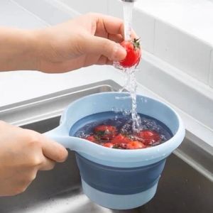 Foldable Collapsible WATER SCOOP DIPPER Water Ladle Multi-purpose Folding Dipper