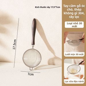 SIYUE | Muỗng Kẽm Inox 304 Đạt Chuẩn Thực Phẩm để Lọc và Loại Bỏ Bọt