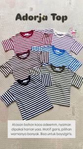 [BlissKids.id] Adorja Top - Atasan Kaos Anak Laki-Laki/Perempuan