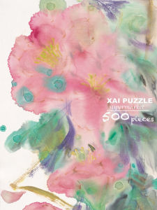 Original Hand-Drawn Chinese Style Velvet Touch 500 Piece Puzzle Heavenly Honeysuckle Decorative Artwork Home Decoration