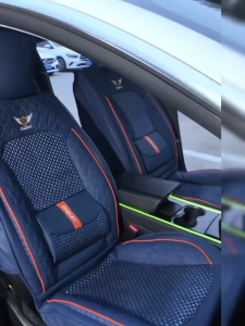 Car leather seat cover universal type waterproof scratch resistant car seat protective cover