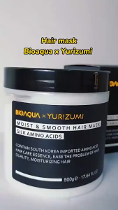 HAIR MASK BIOAQUA X YURIZUMI 500GR | BPOM NEW BIOAQUA X YURIZUMI HAIRMASK MASKER RAMBUT TREATMENT