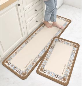 คลินิก พรมเช็คเท้า สำหรับห้องครัว ทำจากวัสดุโคลนไดอะตอม กันลื่น ซึมซับน้ำดี