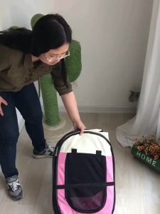 COD VOOPET Kandang Lipat Hewan Peliharaan Pet Cage Folding Small WL00 / Kandang Lipat Hewan Kucing Tenda Hewan Kandang Untuk Hewan