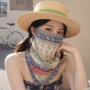 CHEZHURIJI | Sun Protection Full Face Covering Scarf