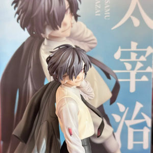Bandai | Bungou Stray Dogs Youth Dazai Osamu Nakahara Chuuya 22cm PVC Anime Action Figure Collectible Model Desktop Decor Birthday Gift