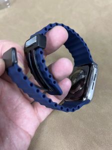 New Fruit Ocean Magnetic Clasp Watchband Silicone Breathable Compatible with Apple iWatch S87654 Smartwatch Band Accessories