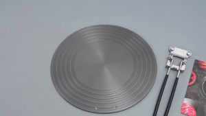 Tấm Khuếch Tán Nhiệt Hợp Kim Nhôm Hai Mặt Chống Trượt Nhà Bếp Tấm Hâm Nóng Thức Ăn Khay Rã Đông Thực Phẩm Có Bộ Phận Bảo Vệ Ngọn Lửa Bộ Phận Dụng Cụ Nấu Ăn