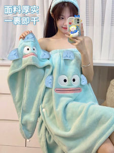 Womens Absorbent Quick-Drying Hair Cap Powerful Water Absorption Towel New 2025 Hair Towel Bath Cap Cute Girl Bath Towel Skirt