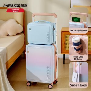 RAENLKOR | Gradient Small Traveler Luggage