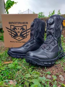 SEPATU PDL TALI PUTAR TERBARU MODEL DOGLASH MEREK BROTRHER