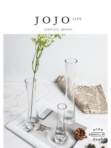 Bình Hoa Thủy Tinh Trong Suốt Phong Cách Bắc Âu JOJOS L. PD Skillful Home Decorative Items for Living Room Bedroom