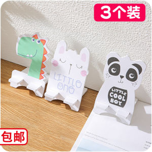 Creative Cute Lazy Phone Holder Tablet Wooden Mobile Phone Holder Desktop Cartoon Cat Phone Stand Minimalist