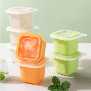 Khuôn Làm Đá Viên Silicon Thân Thiện Với Môi Trường Dễ Tháo Khuôn Hình Dạng Lớn Đa Năng Làm Đá Viên Cho Rượu Whisky Cocktail Kem
