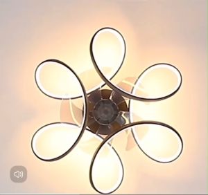 Bedroom fan ceiling light ceiling light with fan 3-color dimming/6-speed/night light/Bluetooth control