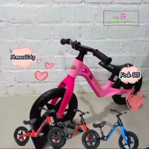 Balance Bike Push Bike EXOTIC ET 3111 Magnesium Ban Pompa Sepeda Anak