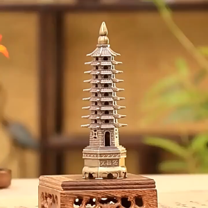 Tháp đốt nhang trầm phong thủy Văn Xương trang trí bàn làm việc