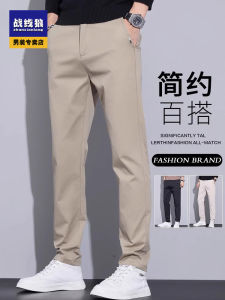 Quần Dài Ống Đứng Thoải Mái Cho Nam Mùa Xuân 2025 Thời Trang Rộng Rãi Thoải Mái Co Giãn Quần Dài Thường Ngày