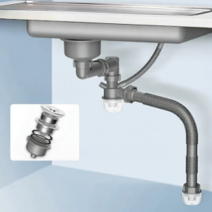 Stainless Steel Single Basin Sink with Filter