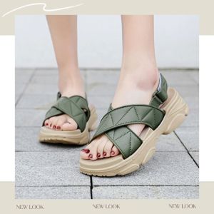 QZshop น้องใหม่ 🥰 รองเท้าแตะแฟชั่น รองเท้าแฟชั่นรัดส้น รองเท้าออกงาน มาพร้อมดีเทลสายรัดส้น ดูดี สีสันสดใส ใส่สบายมาก เลิฟเลย - 6 ประเภท