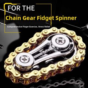Stress Relief Fidget Spinner Gear Chain