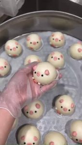 Nồi hấp bánh bao bằng điện tiện lợi có cảnh báo chống cháy.