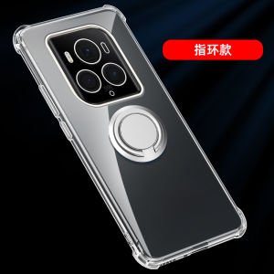 Porsche Design Car Mount Magnetic Absorption Transparent Shockproof Soft Case for Honor Magic6 Supreme Version RSR New Model