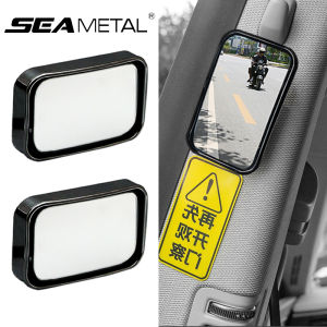SEAMETAL 2Pcs Rearview Mirror for Back Passenger HD Glass Wide Angle Convex Mirror Adjustable Car Blind Spot Rear View Mirror