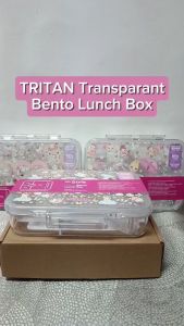 My Style TM 1191 F Tritan Transparant Bento Lunch Box for Junior Girls - Kotak Bekal Tritan Transparant Anti Tumpah