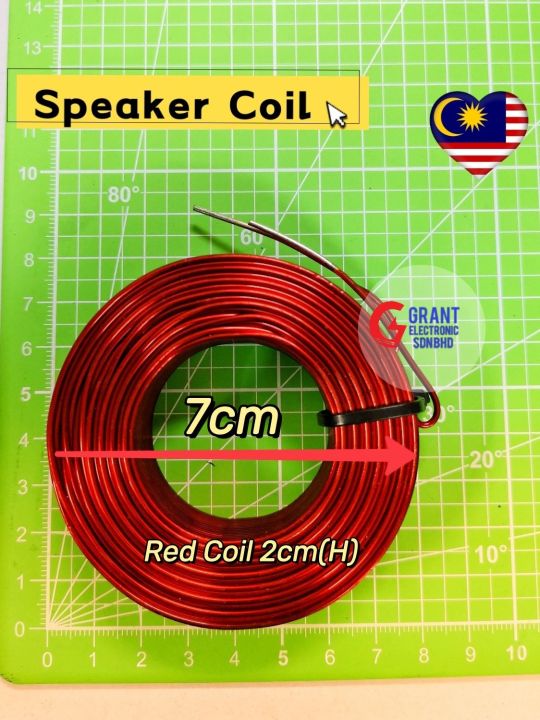 Speaker Coil Red Coil Audio Amplifier Speaker Crossover Inductor 4N