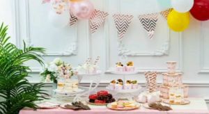 3-Layer Display Stand Dessert Table Cupcake Fruit Pie Pair Tray Food Tray Decoration生日聚会派对蛋糕甜品摆台展示架蛋糕托盘