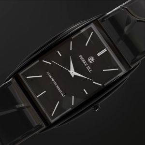 PIERRE JILL 1798-L JAM TANGAN CASUAL FASHION WANITA TALI KULIT WATER RESISTANT FREE BOX