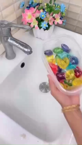Sabun Cuci Baju Detergent Gel Ball Detergen Laundry Liquid Cair Membersihkan Noda